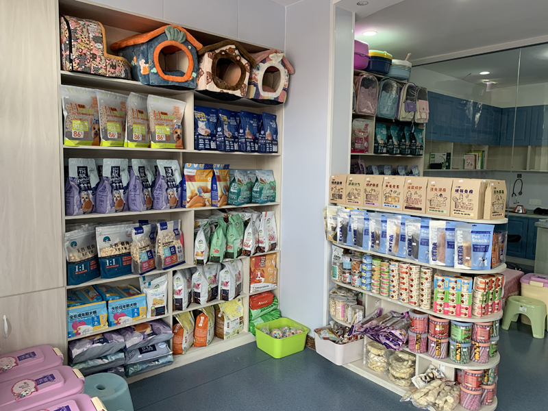 宠物食品展示区